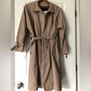 London Fog Lined Trench Coat